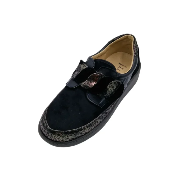 Scarpe elasticizzate con velcro donna Loren L8214 vista superiore