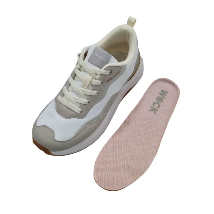 Scarpe sportive da lavoro donna Wock Nova ls bianco plantare estraibile