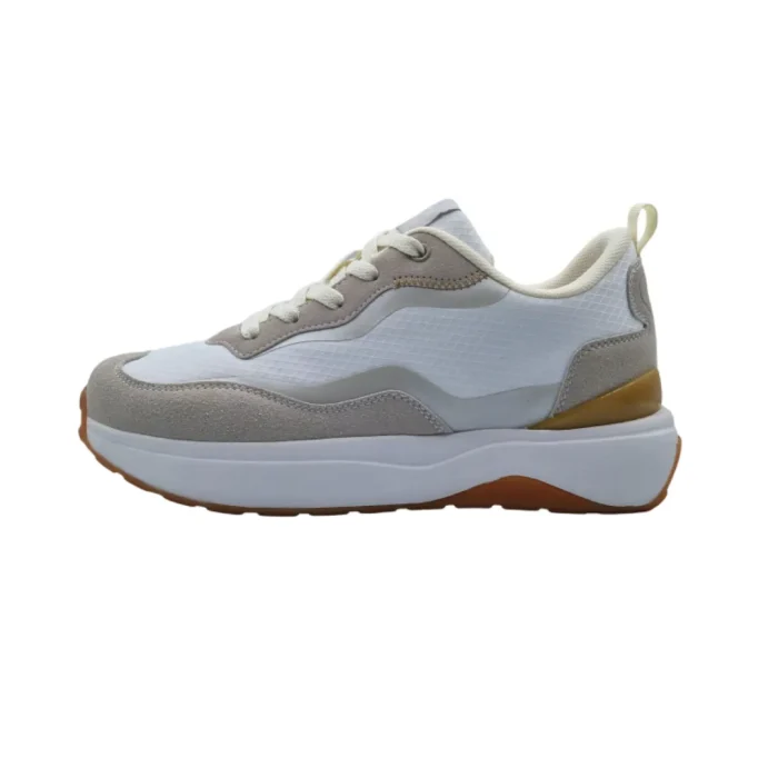 Scarpe sportive da lavoro donna Wock Nova ls bianco vista laterale