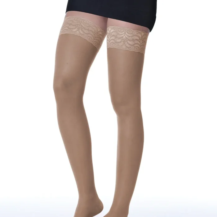 Calza Autoreggente 14 mmHg naturale punta chiusa Medi Swing_vista2