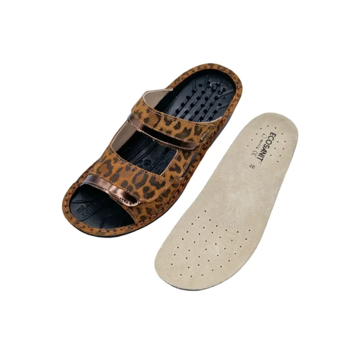 Ciabatte donna con plantare estraibile Ecosanit 113P012 plantare estratto