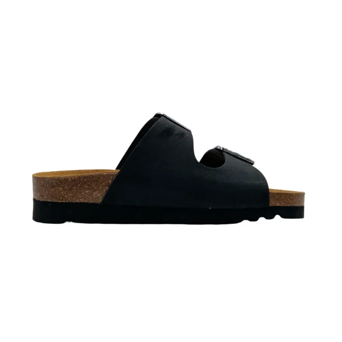 Ciabatte donna estive Grunland CB1819 nero vista mediale Ciabatte donna estive Grunland CB1819 nero vista mediale
