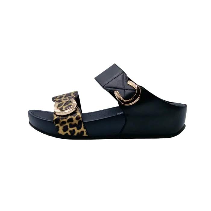 Ciabatte donna estive Grunland CI3124 nero vista laterale Ciabatte donna estive Grunland CI3124 nero vista laterale
