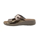 Ciabatte donna per alluce valgo Podoline Zambana platino vista laterale