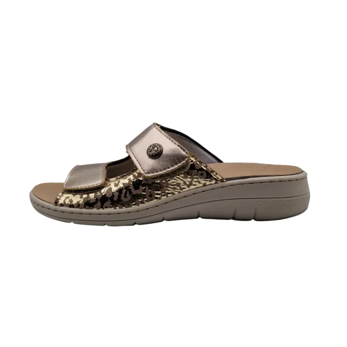 Ciabatte donna per alluce valgo Podoline Zambana platino vista laterale