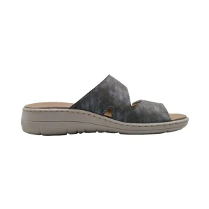 Ciabatte donna plantare estraibile Podoline Vernazza piombo vista mediale