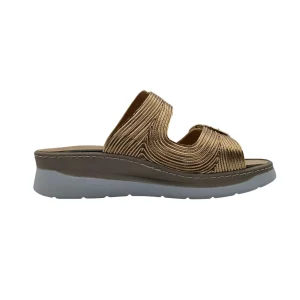 Ciabatte due fasce donna plantare estraibile Loren M3223 vista mediale Ciabatte due fasce donna plantare estraibile Loren M3223 vista mediale