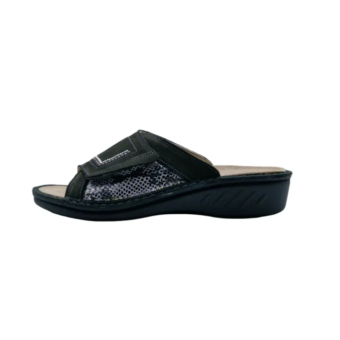 Ciabatte elasticizzate per alluce valgo donna Duna TGR 75 vista laterale