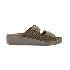 Ciabatte plantare estraibile donna Loren Q7039 beige vista mediale