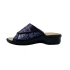 Ciabatte predisposte per plantari e alluce valgo donna Loren M3142 vista laterale