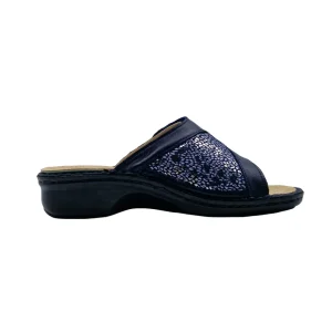 Ciabatte predisposte per plantari e alluce valgo donna Loren M3142 vista mediale Ciabatte predisposte per plantari e alluce valgo donna Loren M3142 vista mediale