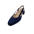 Decollete comfort donna Loren 5278 blu vista frontale