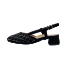Decollete comfort donna Loren 5278 nero vista laterale