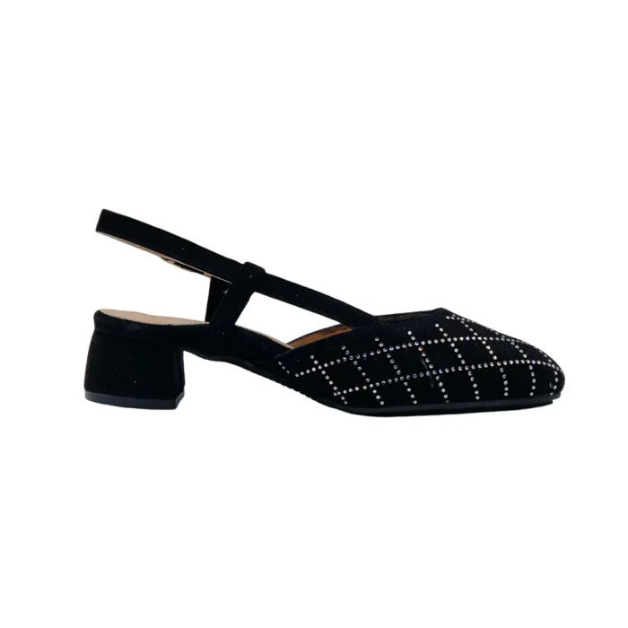 Decollete comfort donna Loren 5278 nero vista mediale