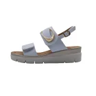 Sandali donna estivi Grunland SA1990 bianco vista laterale