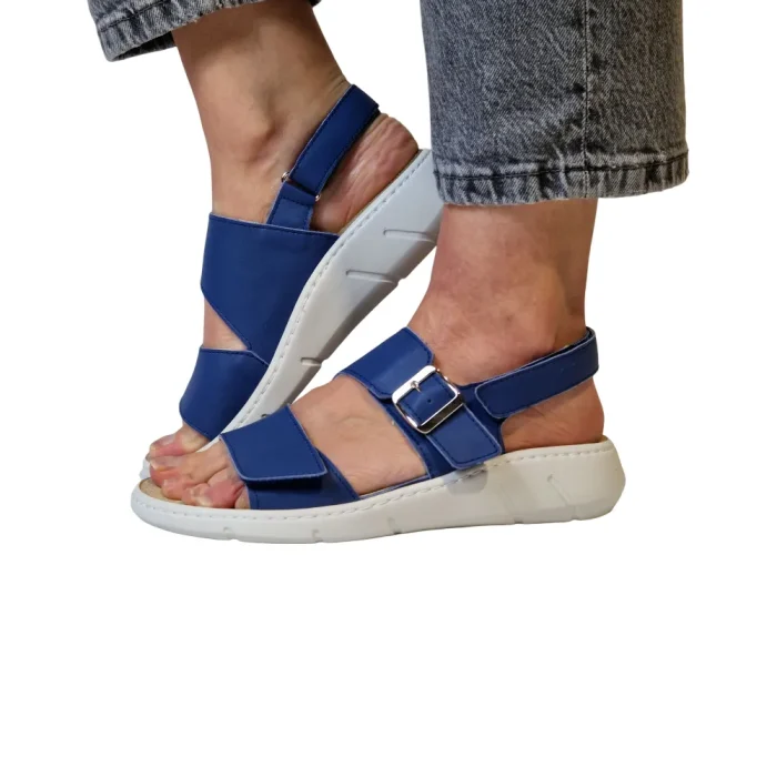 Sandali donna plantare estraibile Duna CTO 05 jeans indossati_2 Sandali donna plantare estraibile Duna CTO 05 jeans indossati_2