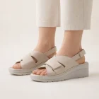 Sandali donna plantare estraibile Hergos H6300 indossate