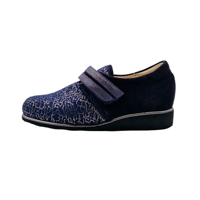 Scarpe per dita a martello e alluce valgo donna Loren O5857 abisso vista laterale