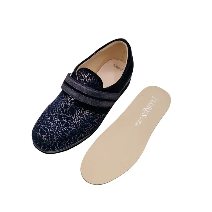 Scarpe per dita a martello e alluce valgo donna Loren O5857 plantare estraibile
