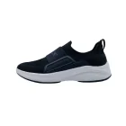 Sneakers slip on donna plantare estraibile Wock Swift nero vista laterale
