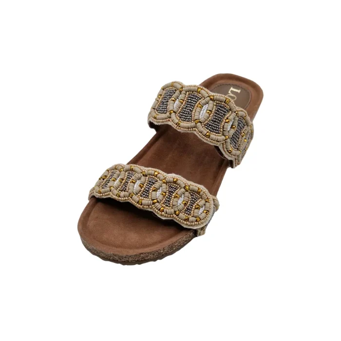 Ciabatte comfort donna Loren F0552 vista superiore