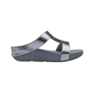Ciabatte donna Fitflop A2m silver vista mediale