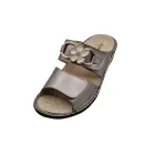 Ciabatte donna con plantare estraibile Ecosanit 113422F bronzo vista superiore