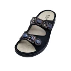 Ciabatte donna con plantare estraibile Ecosanit 113P030 nero vista superiore