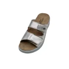 Ciabatte donna con plantare estraibile Grunland CE0500 platino vista superiore