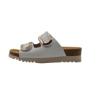 Ciabatte donna estive Dottor Scholl Monterey 2 straps bianco sporco vista laterale