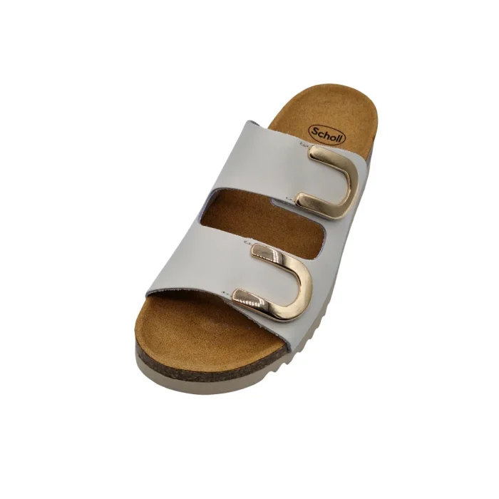 Ciabatte donna estive Dottor Scholl Monterey 2 straps bianco sporco vista superiore