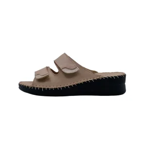 Ciabatte donna estive Grunland CI3089 beige vista laterale