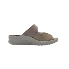 Ciabatte donna per alluce valgo Hergos H2813 beige vista mediale