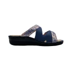 Ciabatte donna plantare estraibile Ecosanit 1134F58 blu vista mediale