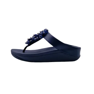 Infradito donna Fitflop A2D navy vista laterale