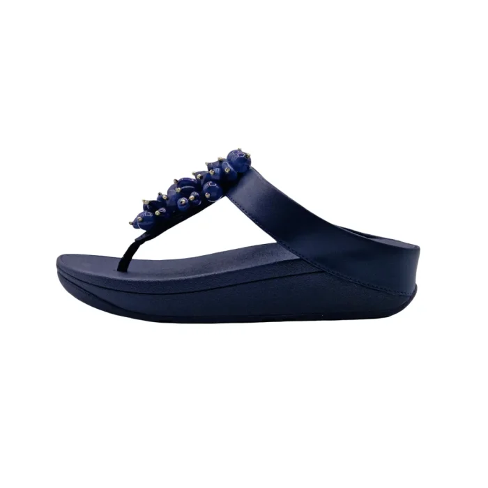 Infradito donna Fitflop A2D navy vista laterale
