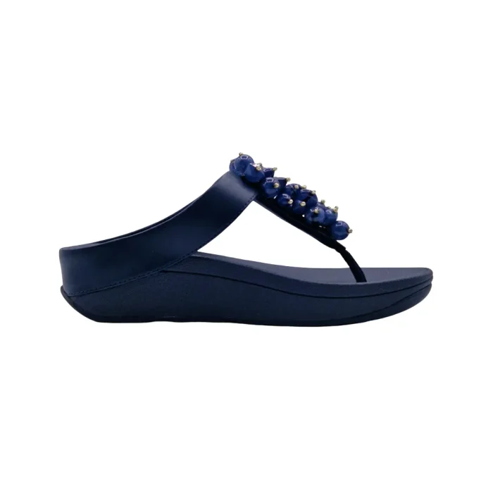 Infradito donna Fitflop A2D navy vista mediale