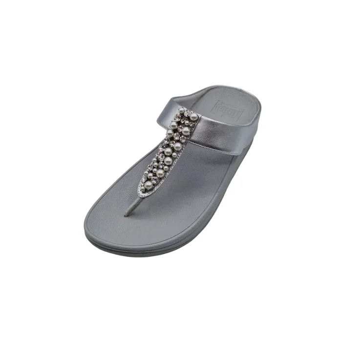 Infradito donna Fitflop A2N silver vista superiore