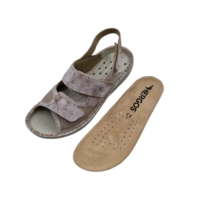 Sandali donna per alluce valgo Hergos H1918 plantare estraibile