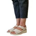 Sandali donna plantare estraibile Hergos H5701 indossati_1