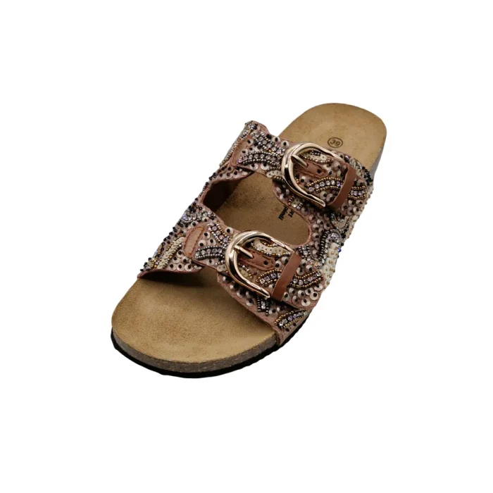Ciabatte estive comfort donna Loren I8338 vista frontale
