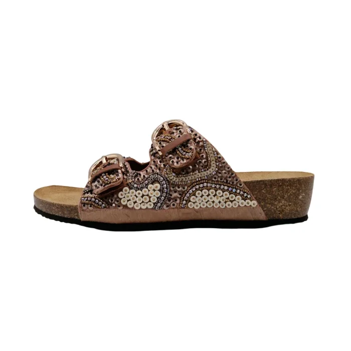 Ciabatte estive comfort donna Loren I8338 vista laterale