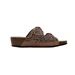 Ciabatte estive comfort donna Loren I8338 vista mediale