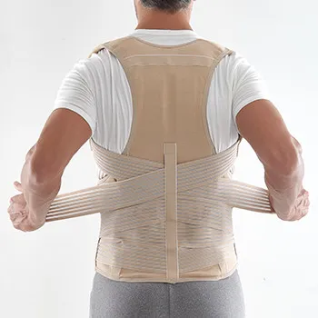 Corsetto dorsolombare con spallacci Dorsolombotech Dr. gibaud vista posteriore Corsetto dorsolombare con spallacci Dorsolombotech Dr. gibaud vista posteriore
