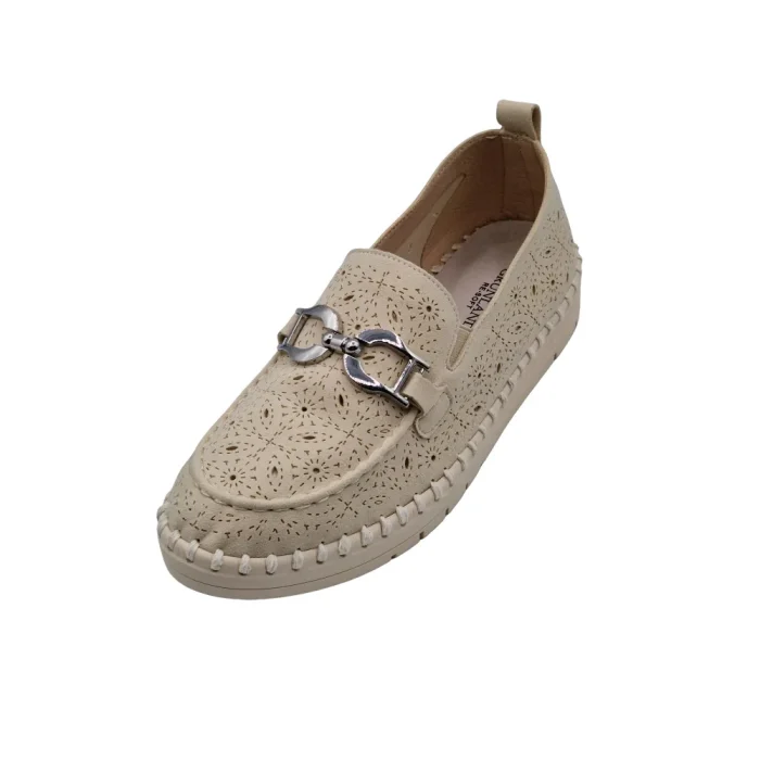 Mocassini donna Grunland SC4184 beige vista superiore Mocassini donna Grunland SC4184 beige vista superiore
