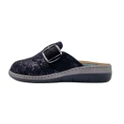 Pantofola ortopedica donna Grunland CE0791 nero vista laterale
