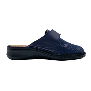 Pantofole ortopediche donna invernali Grunland CE0472 blu vista mediale Pantofole ortopediche donna invernali Grunland CE0472 blu vista mediale