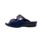 Ciabatte alluce valgo donna Ecosanit 123255 blu vista laterale