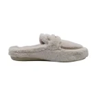 Pantofole con pelliccia donna plantare estraibile Grunland CI1930 beige vista mediale