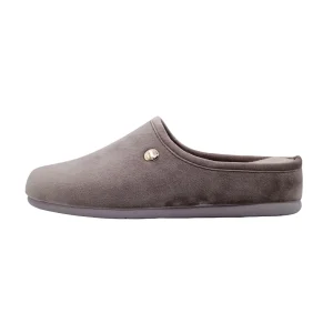 Pantofole donna invernali Grunland CI3041 cipria vista laterale